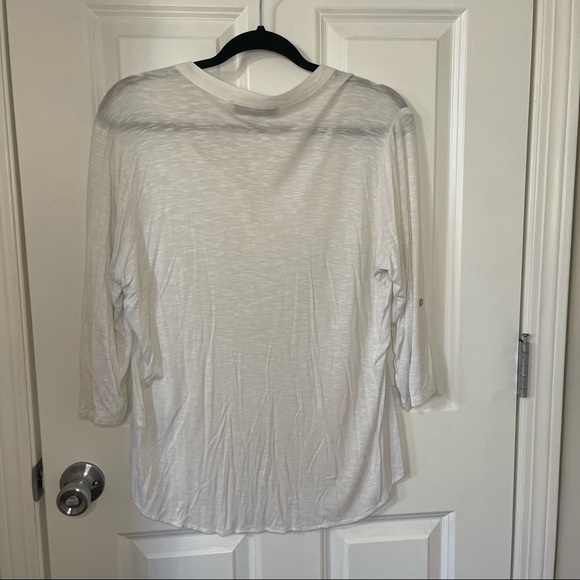 Cream Democracy embroidered shirt - Picture 2 of 8